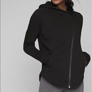 ATHLETA Black Easy Cozy Karma Jacket Hoodie